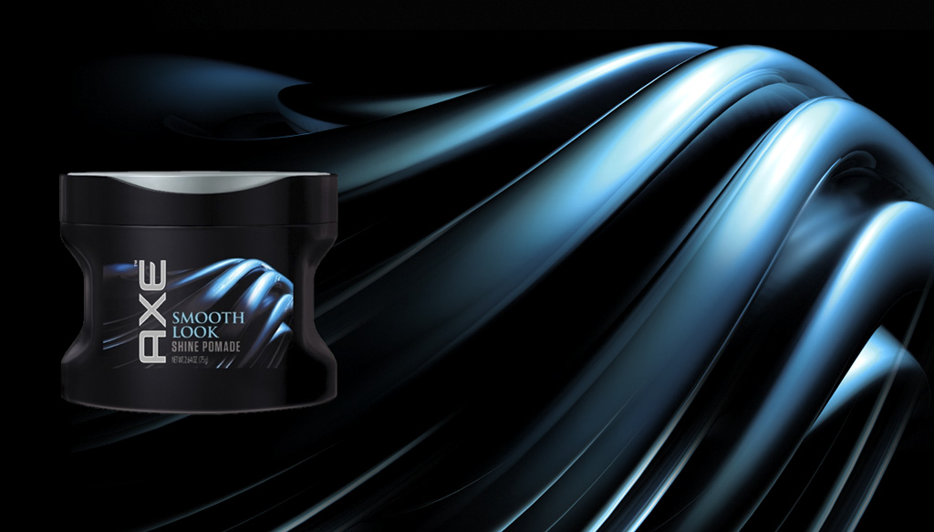 Lynx / AXE Shampoo - 3D Graphic abstract art