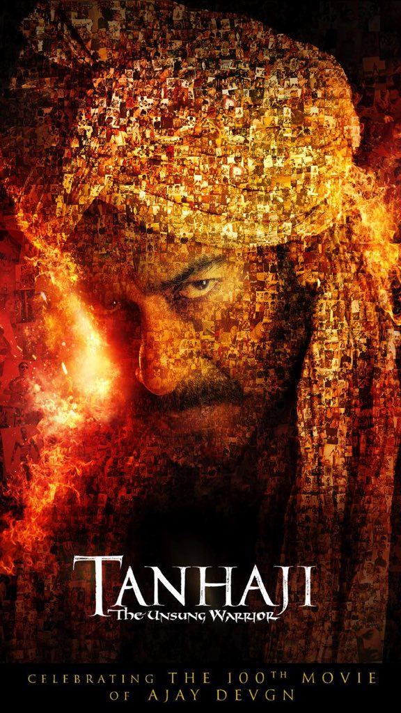 Tanhaji (Mosaic Poster Art)